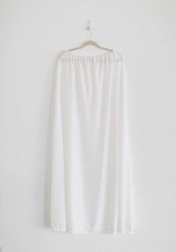 white maternity slip