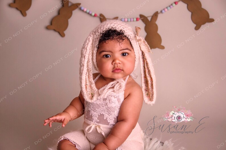 photography prop embriodered lace ivory knit romper 12 month sitter set BABY ROMPER HEADBAND bonnet: 6 month sitter set headband