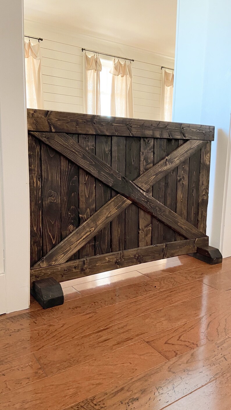 Free standing baby gate Etsy