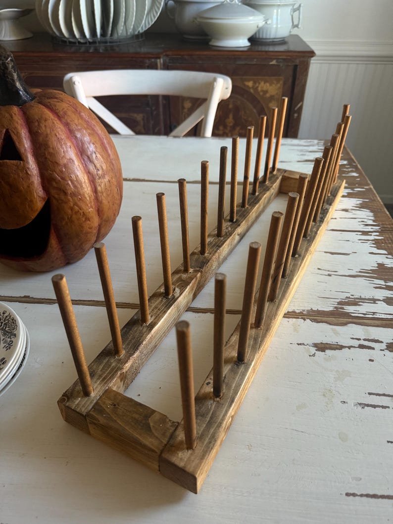 Rustic Plate Rack - Etsy