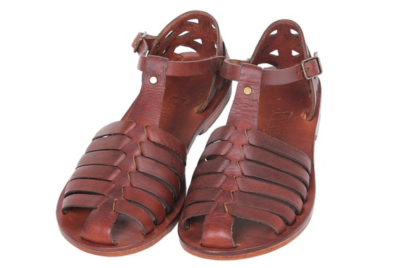 custom leather sandals