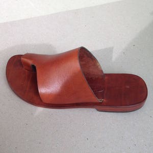 POSEIDON : Leather Slide Handmade Leather Sandals Genuie Leather ...