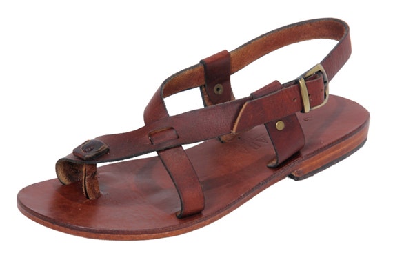 custom leather sandals