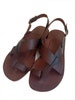 AIAS: Toe Thong Sling Back Leather Sandal Handmade leather sandal custom size available 