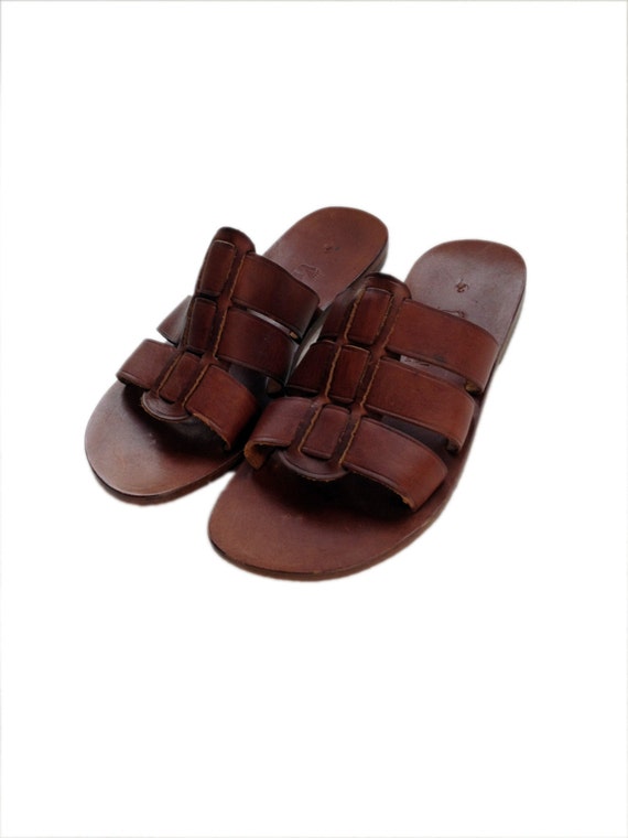 custom made leather sandals
