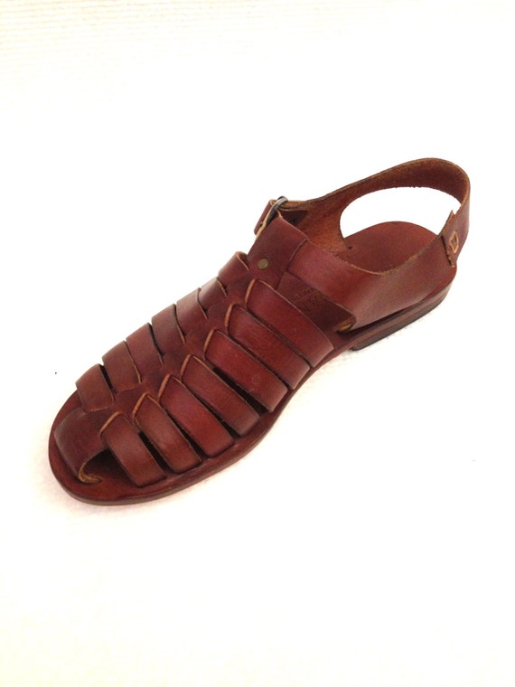 all leather sandals