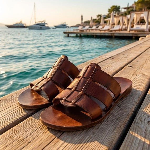 men's dress sandals leather Pedro -- Sling Back Sandal Expertly crafted with soft Men's Leather Sandals | Brador