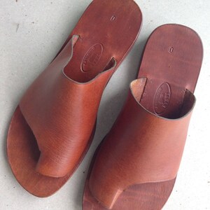 POSEIDON : Leather Slide Handmade Leather Sandals Genuie Leather ...