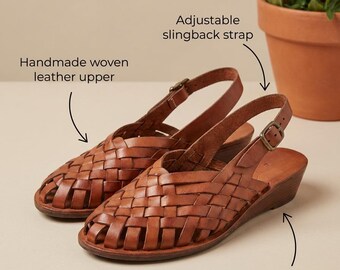 Handmade Woven Slip On Sandal | Vegan | Machine Washable | Adjustable Strap Amazon.com | Nomadic State of Mind JC Slip On Sandal  main image 4