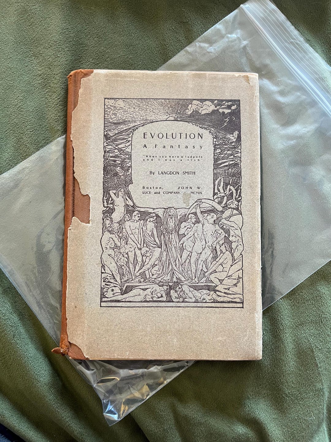 Evolution: A Fantasy by Langdon Smith (1909) - Etsy