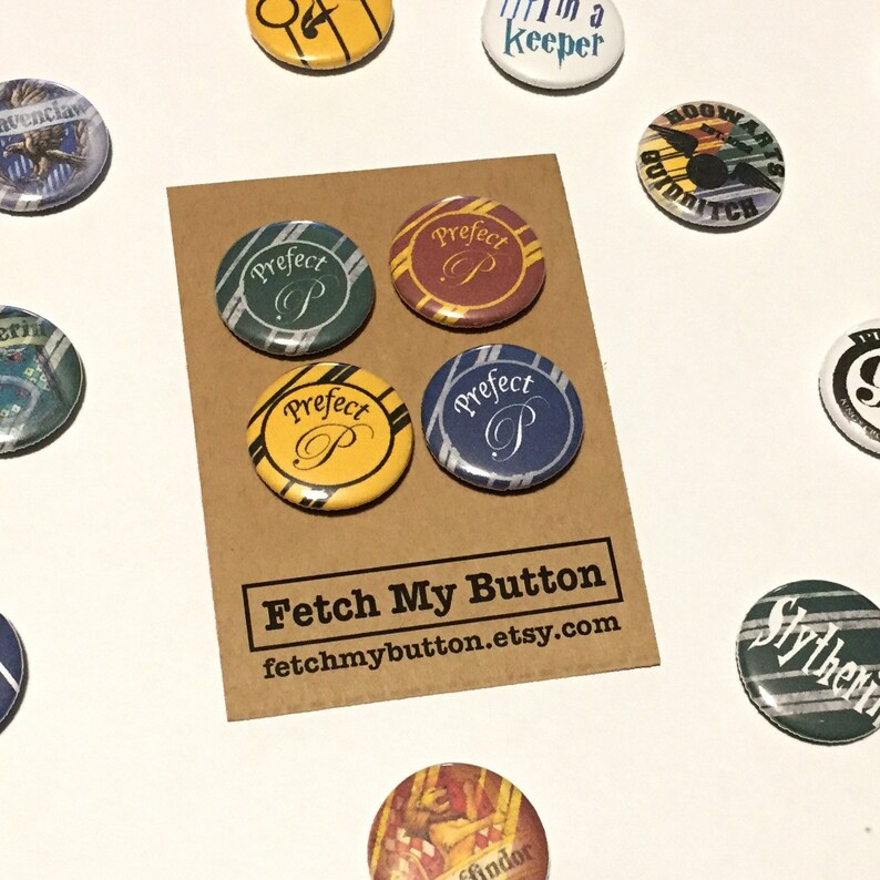 Prefect Badges House Pride House Colors Etsy