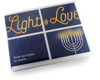 Jewish Museum Hanukkah Cards - Boxed Set: "Light & Love"