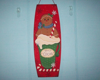 Peppermint Hot Cocoa Wall Hanging