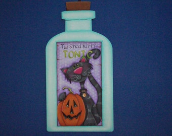 Twisted Kitty Tonic Apothecary Jar