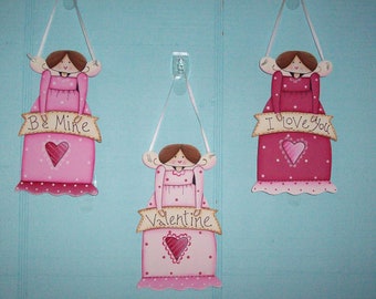 Valentine Angel Ornaments