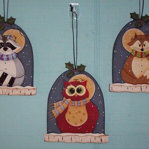 Woodland Critter Ornaments