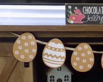 Farmhouse Inspired Easter Garland (Floral)