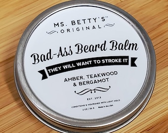 Bad-Ass Beard Balm (Choose Your Scent)