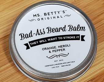 Bad-Ass Beard Balm - Orange, Neroli & Pepper
