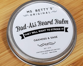 Bad-Ass Beard Balm - Oakmoss & Sage