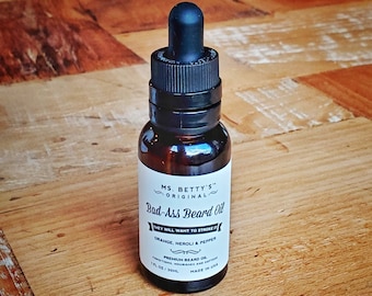 Bad-Ass Beard Oil - Orange, Neroli and Pepper