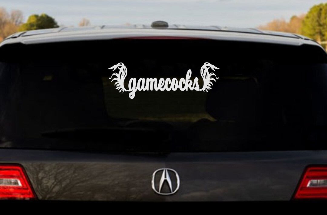 Gamecocks Car Sticker Vinyl Etsy