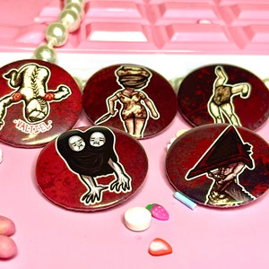 Silent Hill Character, and Monster 11 piece 1.25&quot; button set - fan made