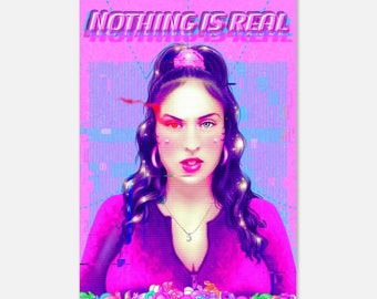 Angel Cyborg Nothing Is Real 11x17 Poster, Angel Cyborg x Chubcats Collab