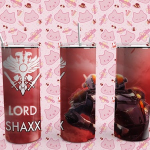 Destiny Themed, Vanguard Tumblers, 20 oz, Lord Shaxx