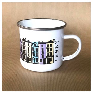 Tenby Enamel Mug