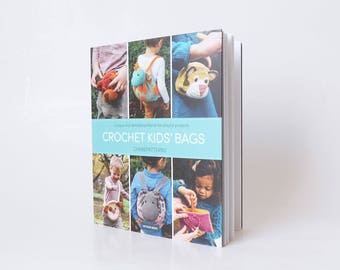 Crochet Kids' Bags book (paperback), crochet book, crochet patterns, kids crochet, crochet bags