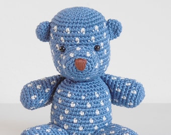 Patrón de crochet para Osito Dotty, amigurumi, oso amigurumi, amigurumi crochet, patron amigurumi, oso crochet, patron tapestry crochet