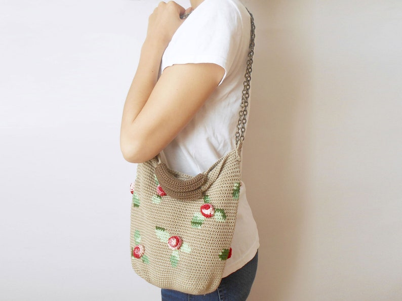 Conjunto de patrones Naturaleza, Bolsos DIY, Paquete de patrones crochet, Tapestry Crochet imagen 5