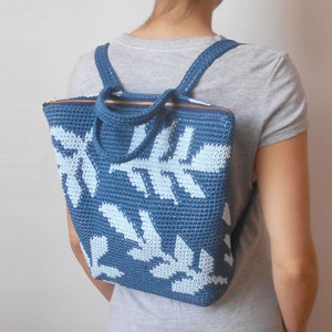 Conjunto de patrones Naturaleza, Bolsos DIY, Paquete de patrones crochet, Tapestry Crochet imagen 6