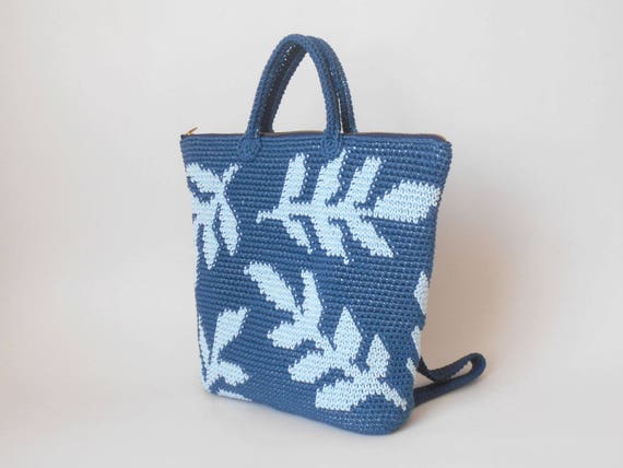 Crochet Pattern for Leaves Backpack. Practice Tapestry Crochet -  New  Zealand