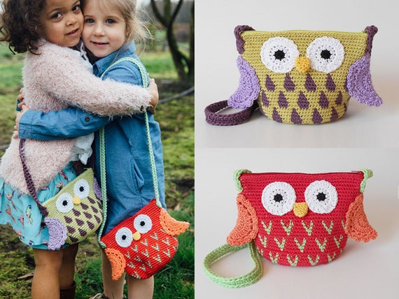 crochet kids bags