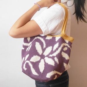 Conjunto de patrones Naturaleza, Bolsos DIY, Paquete de patrones crochet, Tapestry Crochet imagen 4