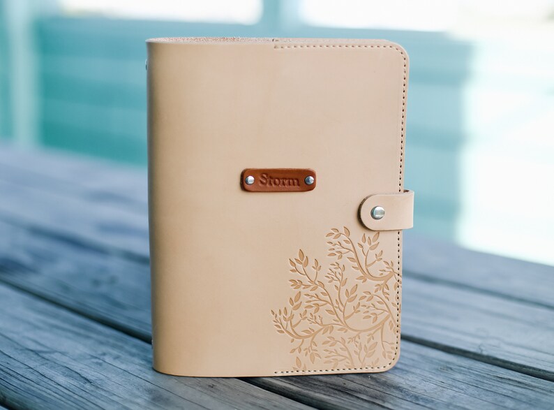 Personalized A5 Leather Organizer Agenda Travel Journal Etsy