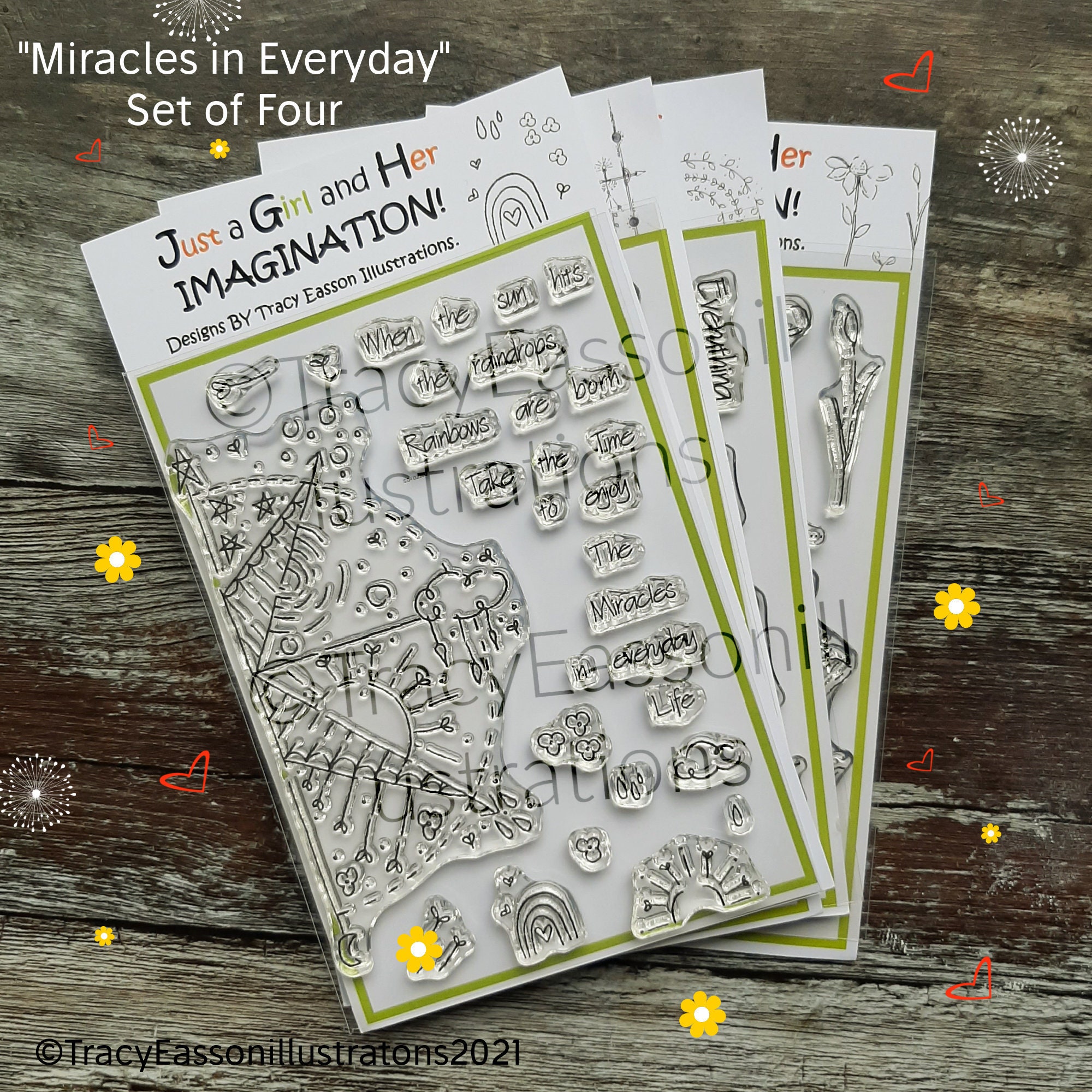 Set of 4 Miracles in Everyday Life-Souls Bloom and Blossom Collection…