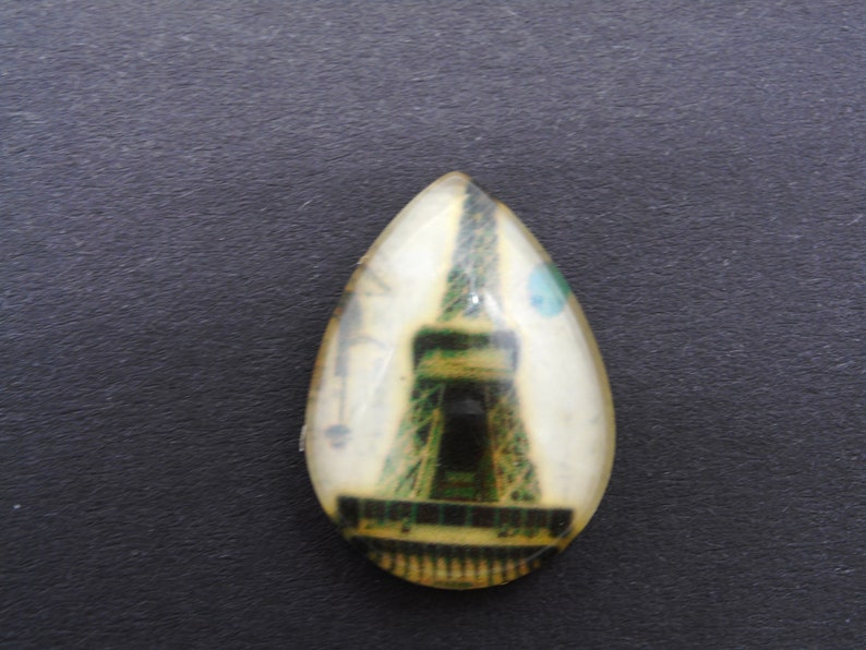 Lotto of 10 vintage style drop cabochon of the Eiffel Tower Lot 10 Cab teardrop Vintage/'s Style Eiffel Tour