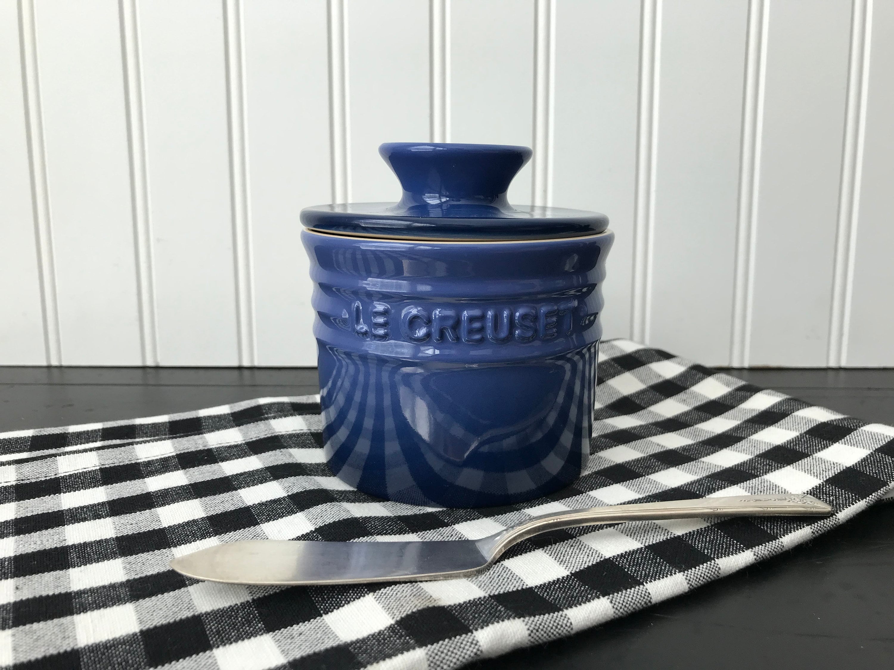 Keramik-Buttertopf Mit Wasser – Butterglocke Mit Deckel & Streuer, Hält Butter Streichfähig