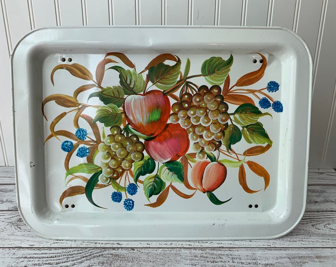 Vintage Folding Tray Metal Lap Tray Foldable TV Tray Etsy