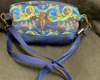 Starry Night Space Wars Crossbody