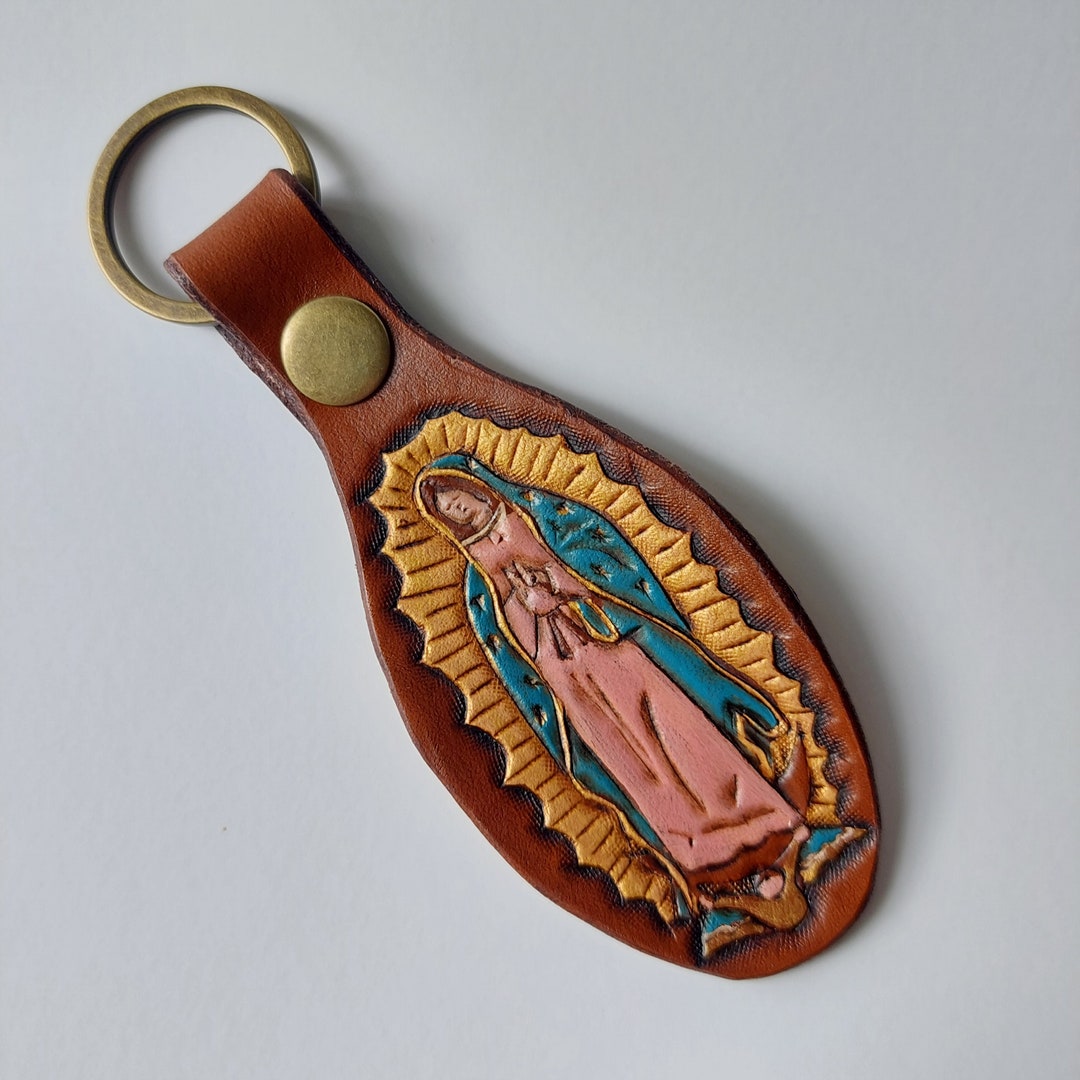 める guadalupe leather keychain Supreme Guadalupe Leather Keychain (FW23) - $38