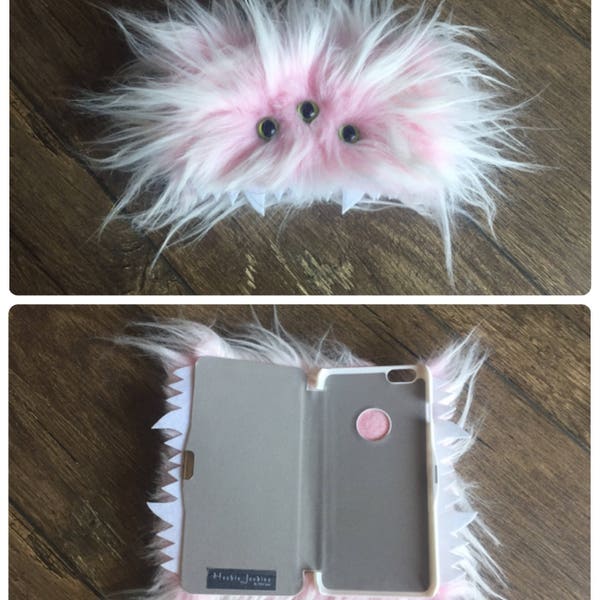 Pink Furry Monster Phone Case Cover iPhone/Android