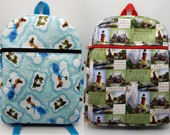 Princess themed Zipper Backpack