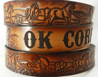 belts with names on them