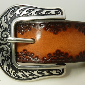 KIDS WESTERN HORSESHOE  Buckle fits Kids 1 1/4&quot; Name Belts