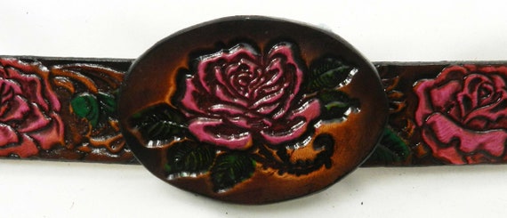 KIDS LEATHER PINKROSE Buckle for Kids 1 1/4 display picture 3