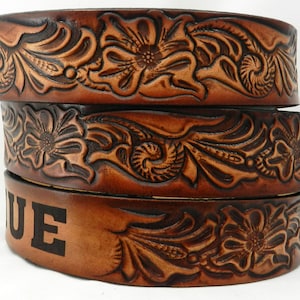 Name Belt. Western design NBT927 Includes name in center back, removable utility buckle & leather keeper